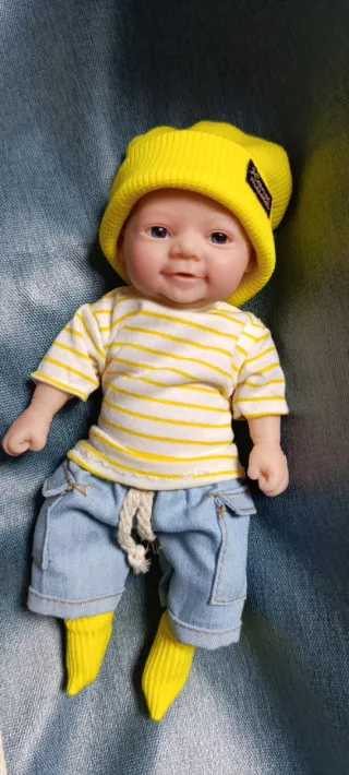 Muñeco Reborn Silicona 18cm Nuevo