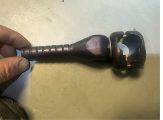 Palanca Ayuda Elevación Moto Negra