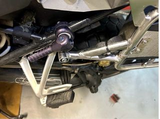 Palanca Ayuda Elevación Moto Negra