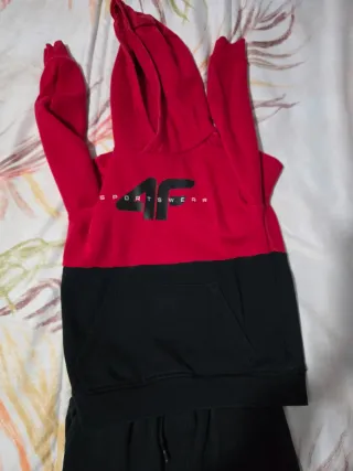 Chándal niño 4F rojo y negro