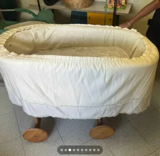 Culletta in vimini con imbottitura