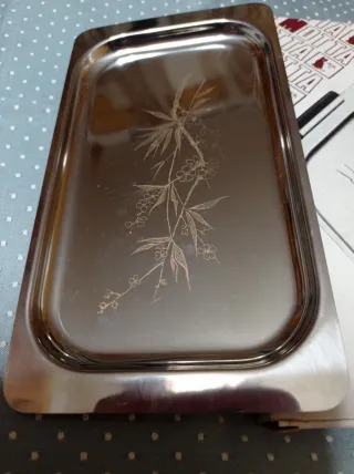 Vassoietto Motta firmato decoro floreale