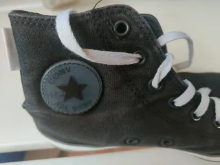 Converse negras lona talla 37