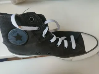 Converse negras lona talla 37