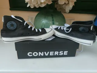 Converse negras lona talla 37