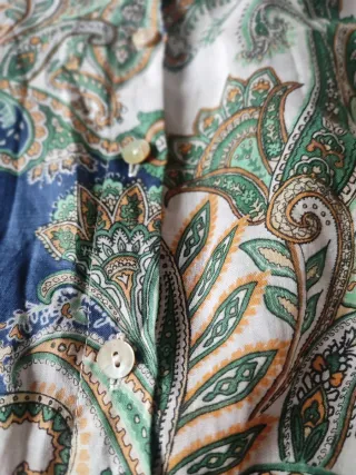 Blusa Mango Estampada Halter