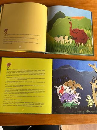 Lote dos libros infantiles en gallego