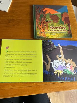 Lote dos libros infantiles en gallego