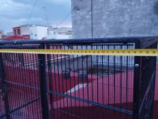 Jaula Voladera para Pájaros Negra