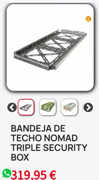 Bandeja Techo The Nomad Fox