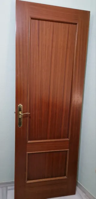 Puerta interior de madera