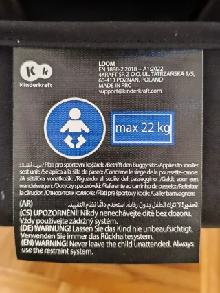 Silla de paseo Kinderkraft