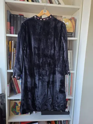 Abrigo fiesta terciopelo mujer