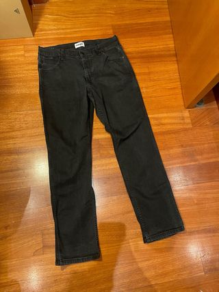Pantalones Wrangler Negros Hombre