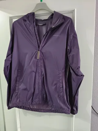Cortavientos Quechua Morado Mujer