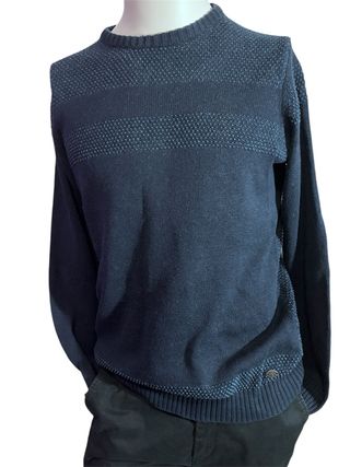 Maglia Girocollo Uomo Gas Blu
