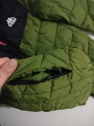 Giubbotto Kappa verde e nero