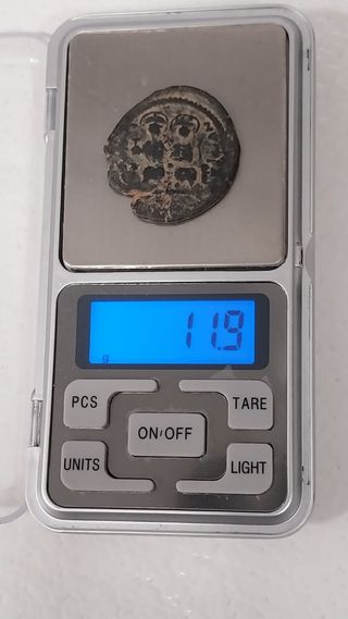 Follis Justino II y Sofía