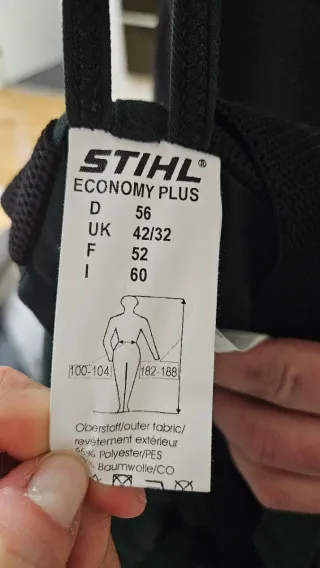 Peto de trabajo anticorte Stihl verde