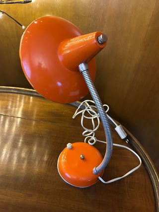 Flexo Vintage Naranja Metálico