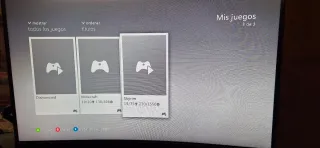 PACK Xbox 360 Slim Blanca + 2 Mandos + 6 Juegos