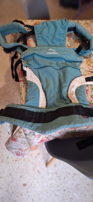 Mochila Portabebés Manduca Azul