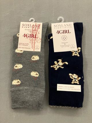 Lote 2 pares calcetines SOXLAND 35-40