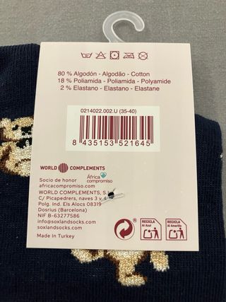 Lote 2 pares calcetines SOXLAND 35-40