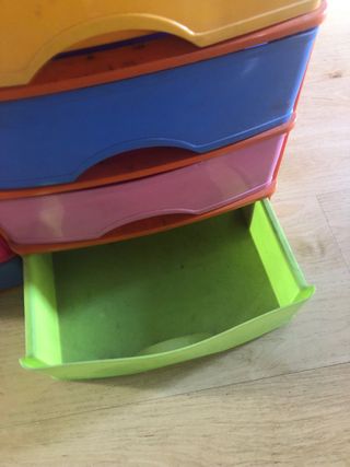 Cajoneras organizadoras de plástico