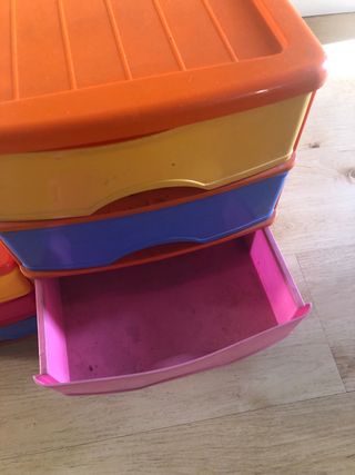 Cajoneras organizadoras de plástico