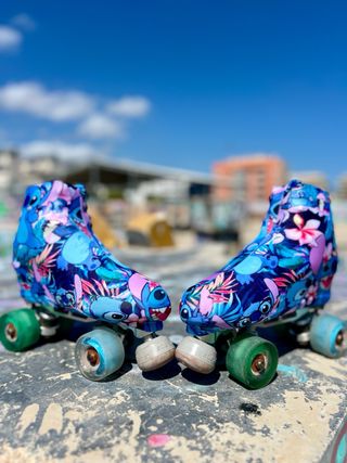 Cubrepatines Estampado Tropical Stitch