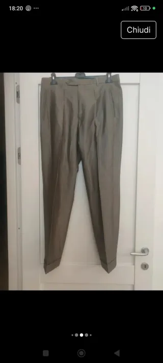 Abito uomo elegante lana vintage