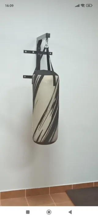 Soporte para saco de boxeo