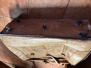 Maleta de cuero vintage comprada en 1980