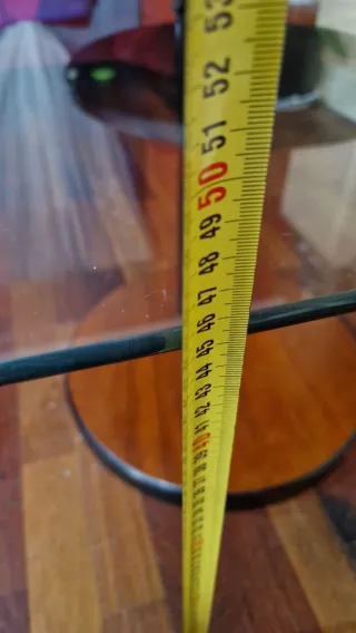 Conjunto Mesas Centro Matias Guarro Cristal/Madera