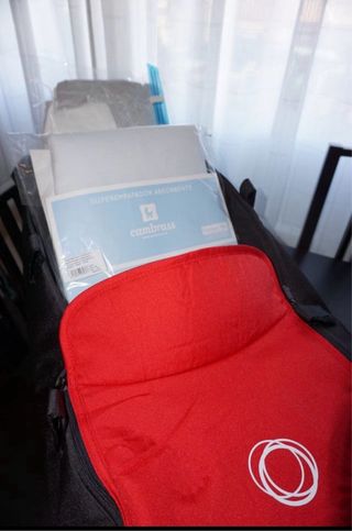 Capazo y funda Bugaboo Camaleon 3 roja