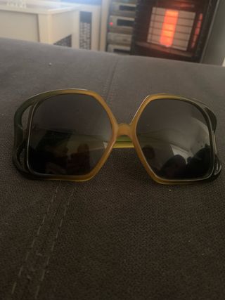 Gafas de sol Christian Dior verde y negras/marrone