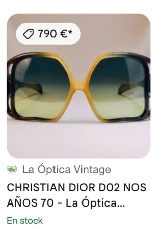 Gafas de sol Christian Dior verde y negras/marrone