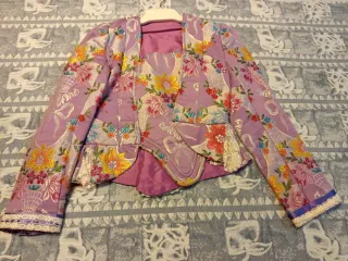 Traje Fallera Morado Niña 7/8 Años