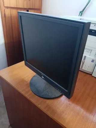 Pantalla de ordenador negra