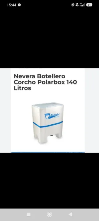 Nevera Poliespan Polarbox Nueva