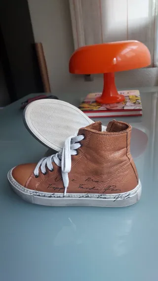 Botines de piel marrones