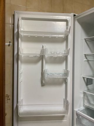 Nevera frigorifico combi blanca