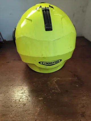 Casco Moto Caberg Droid Hi Vizion Amarillo Fluor