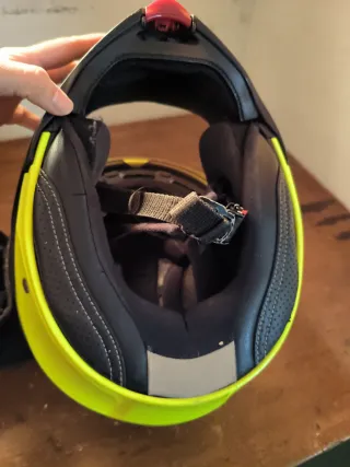 Casco Moto Caberg Droid Hi Vizion Amarillo Fluor