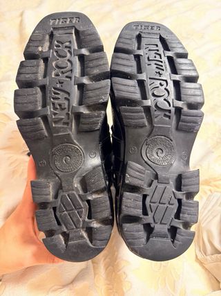 Botas New Rock Talla 44 Negras