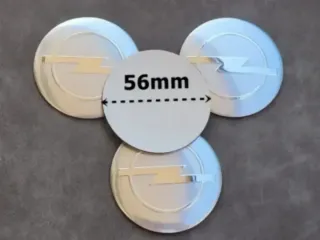 Opel 4 Pegatinas para Tapabujes Centro de Llantas