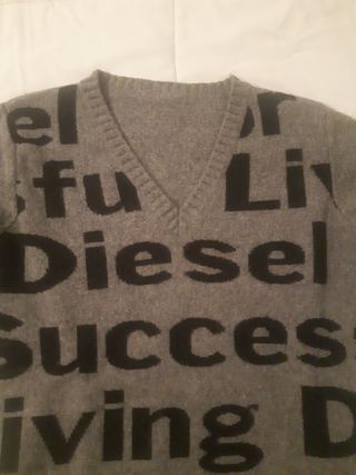 Suéter Diesel Gris Talla S