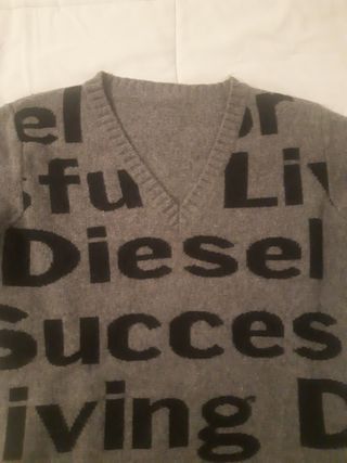 Suéter Diesel Gris Talla S