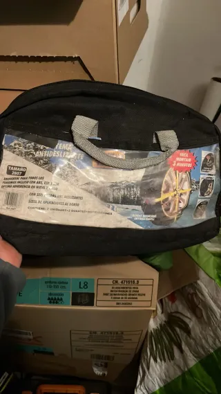 Cadenas para la nieve textiles